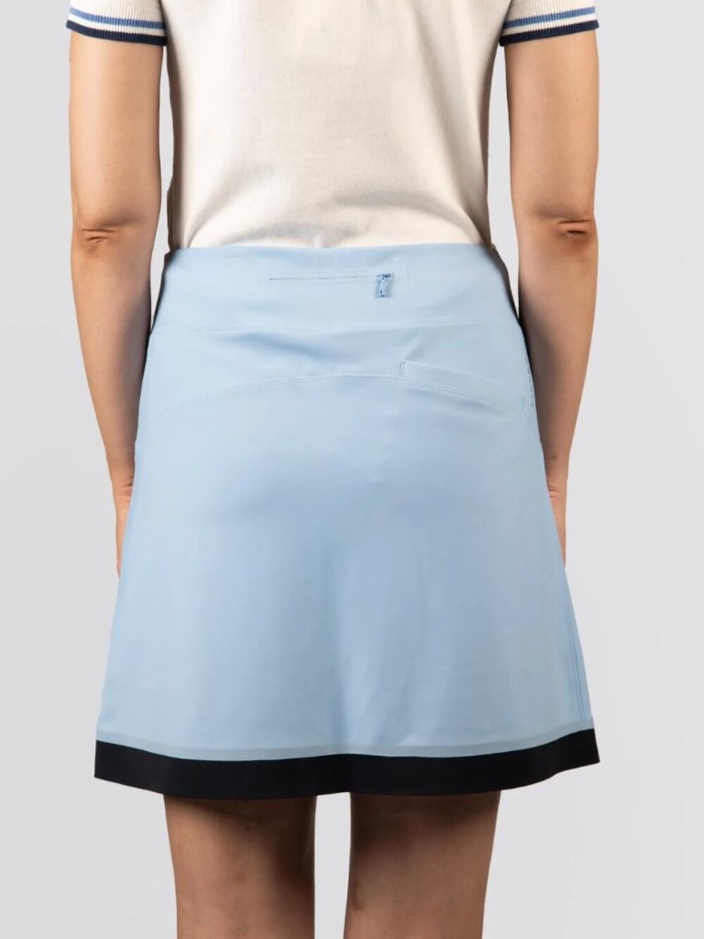 Tilley Sport Contrast Sport Skirt Ice Blue/Navy Golf, Tennis - Picture 3 of 5